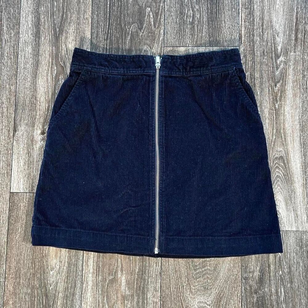 Gap Women's Navy and Blue Skirt